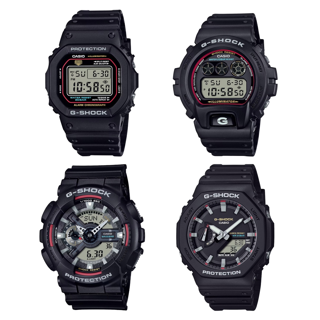Casio  รุ่นGA-2100RL,GA-110RL,DW-5600RL,DW-6900RL(GA-2100RL-1A,GA-110RL-1A,DW-5600RL-1,DW-6900RL-1)