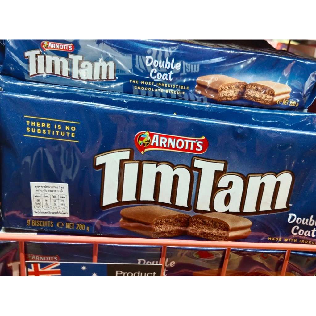 ARNOTTS TIM TAM Double Coated Chocolate Biscuits 200g AUSTRALIAN FOOD IMPORT