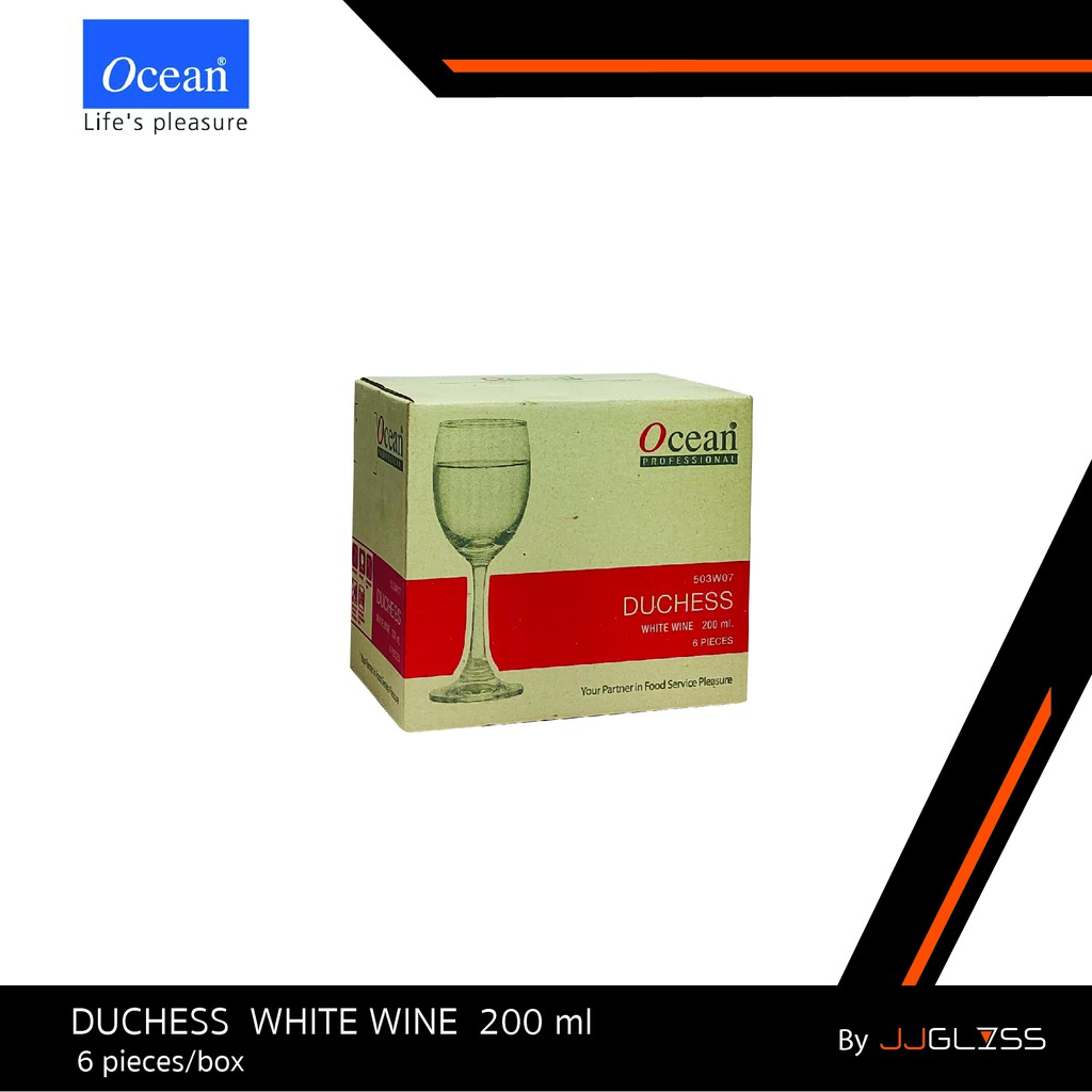 JJGLASS - (Ocean) 1503W07 White Wine 7oz. (200ml.) [1กล่อง (6ใบ)] แก้วไวน์ แก้วไวน์ขาว สำหรับใส่เครื่องดื่มไวน์
