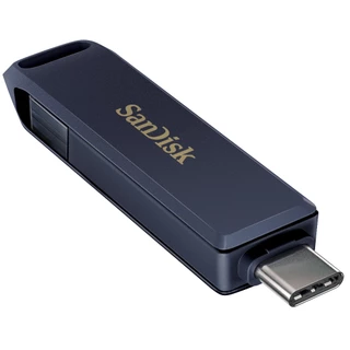 SanDisk Phone Drive for iPhone 64GB 128GB 256GB สี Metallic Sky (SDIXD0N) แฟลชไดรฟ์ 2in1 หัวต่อ Lightning และ USB Type-C