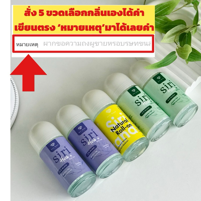 โรลออนศิริ ดับกลิ่น คุมเหงื่อตลอดวัน หอม เย็น สดชื่น มีราคาส่ง🔥 รูปที่ 3