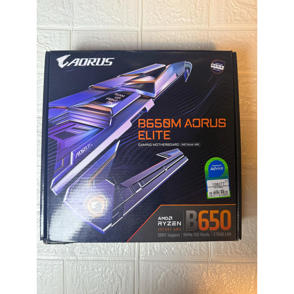 GIGABYTE B650M AORUS ELITE Rev1.3 (DDR5) มือสองมีประกันเกือบเต็ม