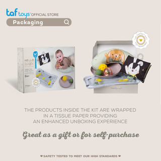 Taf Toys طقم ألعاب وقت الاستلقاء على البطن Tummy-time Essentials Kit لعبة تنمية مهارات من عمر 0 شهر صورة 9
