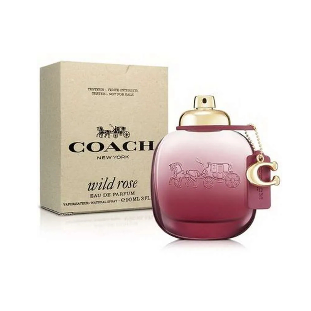 Coach Wild Rose EDP  90 ml เทสเตอร์ กล่องน้ำตาล
