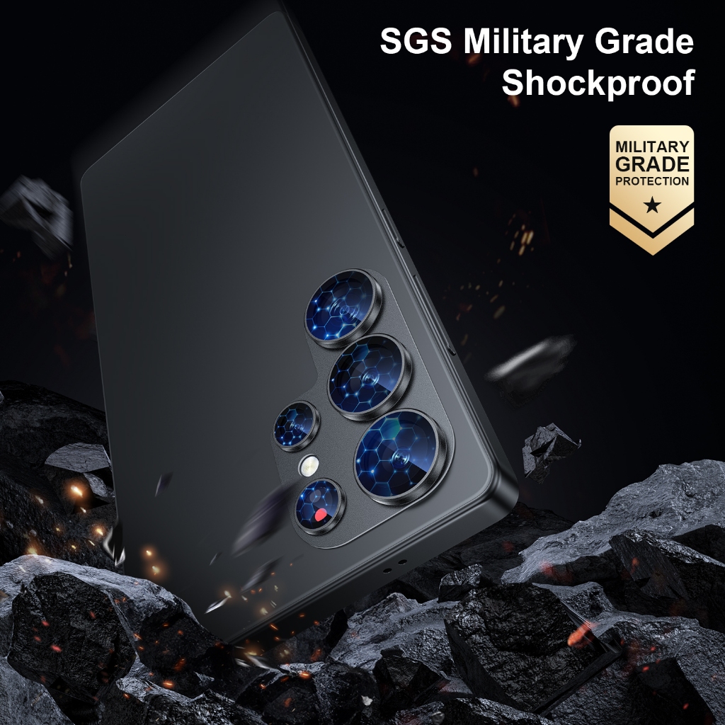 WSKEN สำหรับ Samsung Galaxy S25 Ultra ตัวป้องกันเลนส์กล้อง S24u กระจกเทมเปอร์ 9H ฝาครอบกล้องปกป้องหน้าจอ [เกรดทหารแตก] - รูปที่ 2