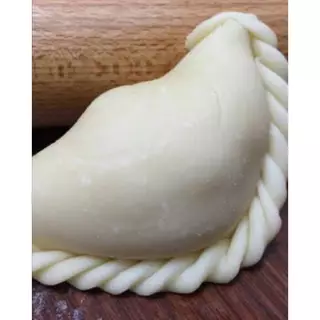 #กระหรี่ปั๊บ เจ มี 2ไส้ ไส้ไก่เจ ไส้ถั่ว บรรจุ 3 ชิ้น ไส้เต็ม #กระหรี่พัฟ #currypuff #อาหารเจ #Vegetaria