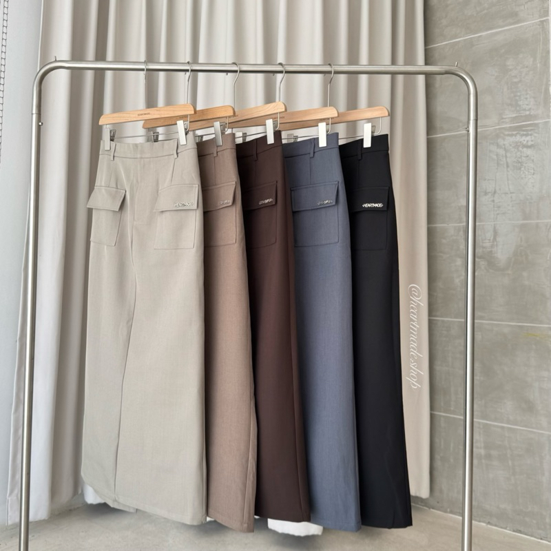 (D03) HEARTMADE—Harmony skirt🏷️(สินค้าพรัอมส่ง)