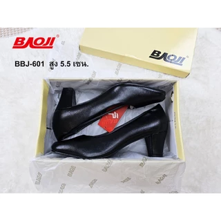 **BAOJI** [ลิขสิทธิ์แท้ ตัวแทนขายเอง] (BJ-601) รองเท้าผ้าคัชชู ใส่ทำงาน *ผู้หญิง* ส้นสูง 5.5 ซม. เบาหวิว (By MAIZIE)