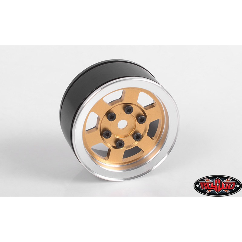 RC4WD cchand Six-Spoke 1.55" Single Internal Beadlock Wheel (Gold) VVV-C0809