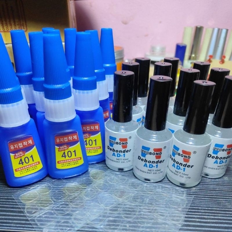 กาว401 กาวซิลิโคน น้ำยาถอดเล็บ 🥰