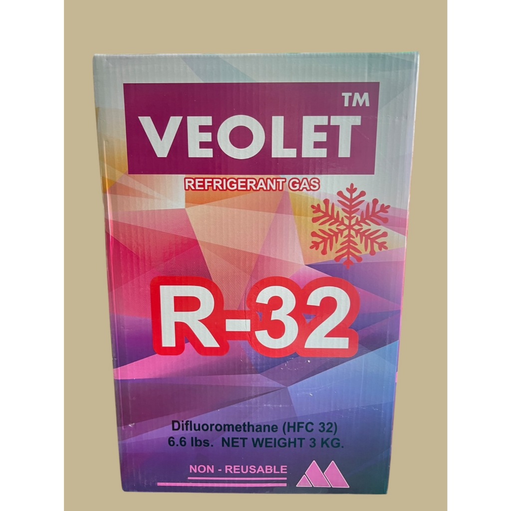 น้ำยาแอร์ R32 ยี่ห้อ Veolet ขนาด 3 KG.