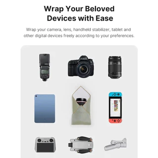 Ulanzi CM009 Protective Wrap ผ้าห่อกล้อง กันรอยขีดข่วน ผ้าเช็ดกล้อง เลนส์ จอมือถือ สำหรับช่างภาพ