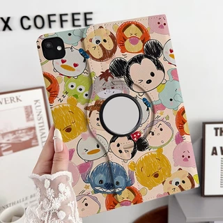 🌻24 ชั่วโมง🌻เคสป้องกัน iPad หมุนได้ 360°puppy&kitty เหมาะสำหรับรุ่น gen12 Air8 11 Air4/5/6/7 Gen11