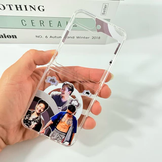 เคสใสกันกระแทกสกรีนลาย (Shockproof clear case) สกรีนลายตามสั่ง พร้อมแต่งภาพ