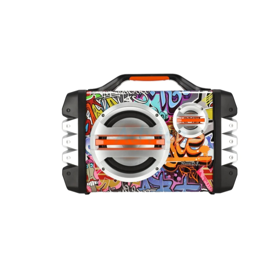(1.0) ตู้ช่วยสอน MUSIC D.J. (M-M16G/CP178) BLUETOOTH Silver/Orange