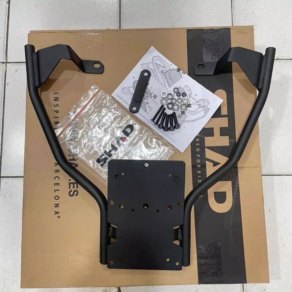 แร็คท้ายยึดกล่อง ติดตั้งง่าย New Nmax Turbo 2025 แร็คท้าย SHAD สำหรับ New Nmax Turbo 2025