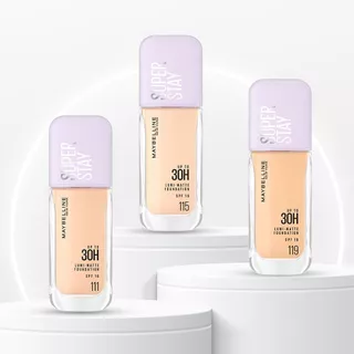 [ 1ซอง ] รองพื้นฝาม่วง Maybelline Superstay Lumi - Matte เมย์เบลลีน รองพื้นซุปเปอร์สเตย์ลูมิแมท 5 มล.