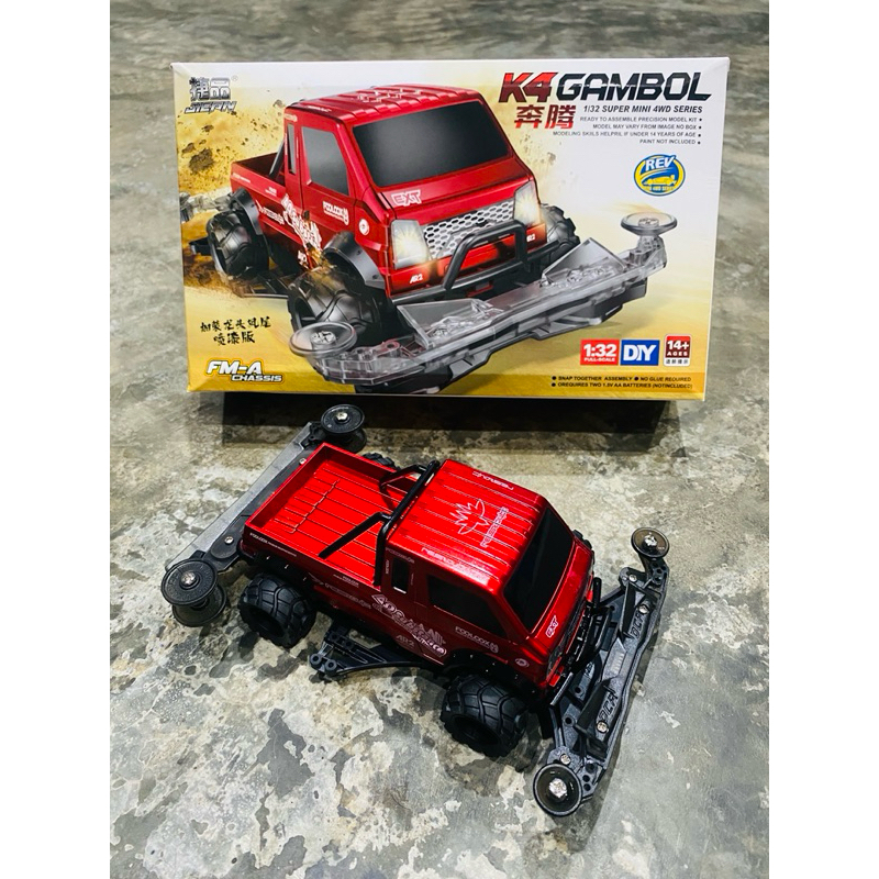 รถทามิย่า รถ mini4wd. รุ่น K4 GAMBOL JIEPIN MODEL