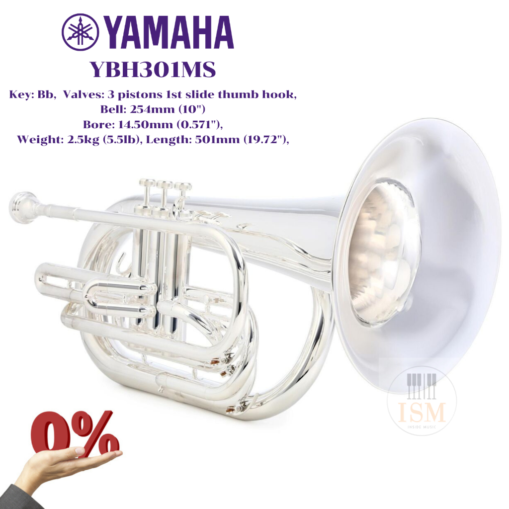 Yamaha YBH301MS มาร์ชชิ่งบาริโทน Marching Baritone