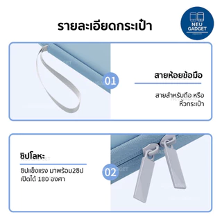 [มีหลายช่อง+กันน้ำ❗️]กระเป๋าสำหรับไอแพด Air6 Air5 Gen10 Gen9 Pro12.9 Air4 Pro11 เคสสำหรับไอแพด กระเป๋าสำหรับiPad tablet
