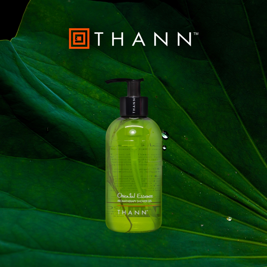 THANN Oriental Essence Aromatherapy Shower Gel 320 ml. ทำความสะอาดผิว พร้อมคืนความชุ่มชื้นและสดชื่นเบาสบาย