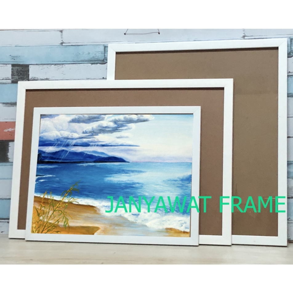 กรอบรูปตกแต่งบ้าน หลายๆสี ขนาด 14x14",15x15",16x16",13x19", 12x24", 15x21", 16x20", A2,16x24"  พร้อมกระจกใส +หูแขวนผนัง