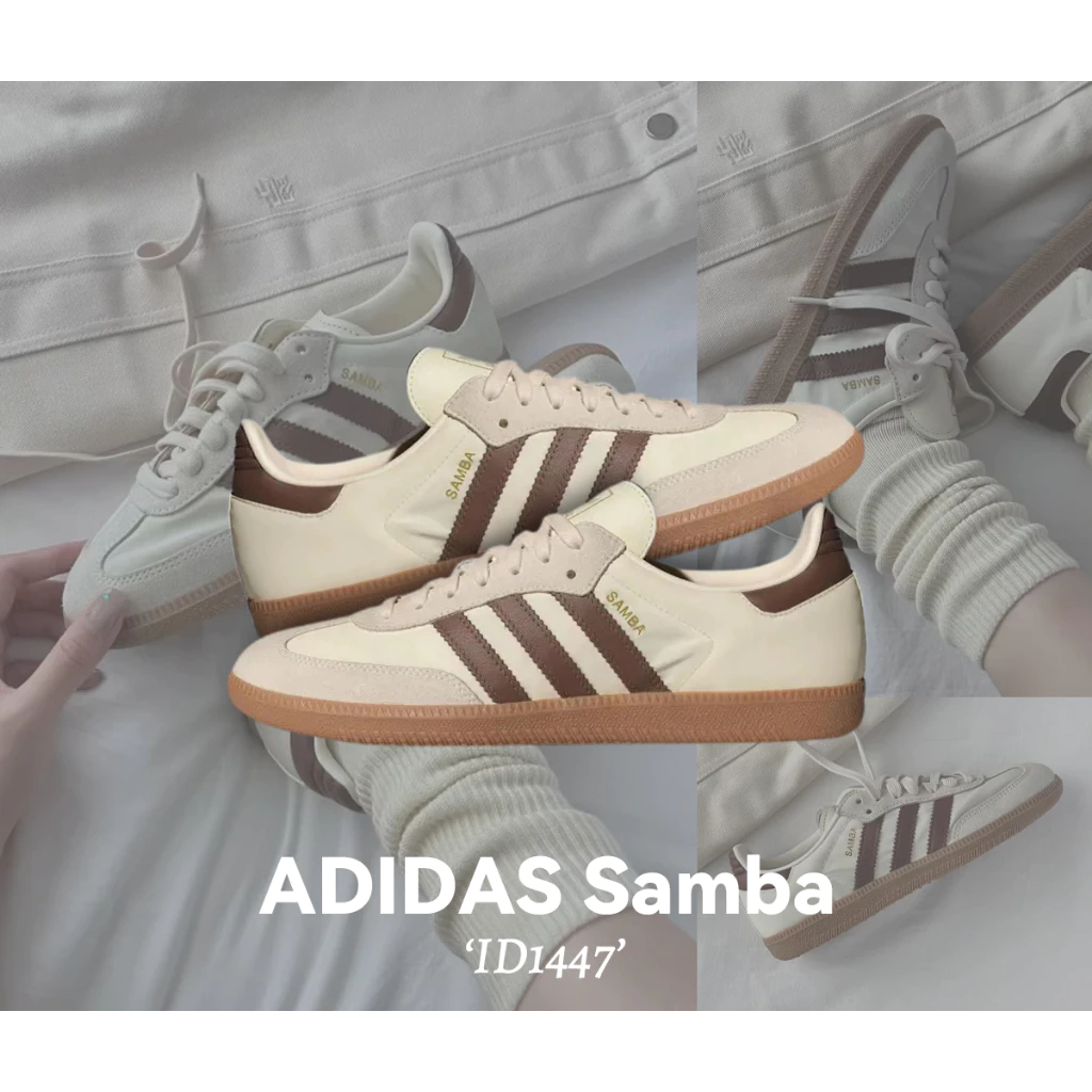 ของแท้ 100% Adidas Originals Samba OG B75806 / ID2055 / IG4450 / ID0492 / ID1447 / ID0478 ไม่จำกัดเพศ Shoes