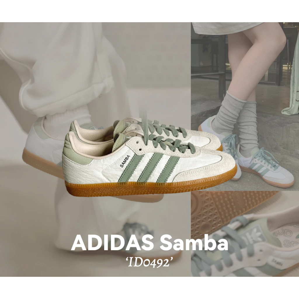 ของแท้ 100% Adidas Originals Samba OG B75806 / ID2055 / IG4450 / ID0492 / ID1447 / ID0478 ไม่จำกัดเพศ Shoes