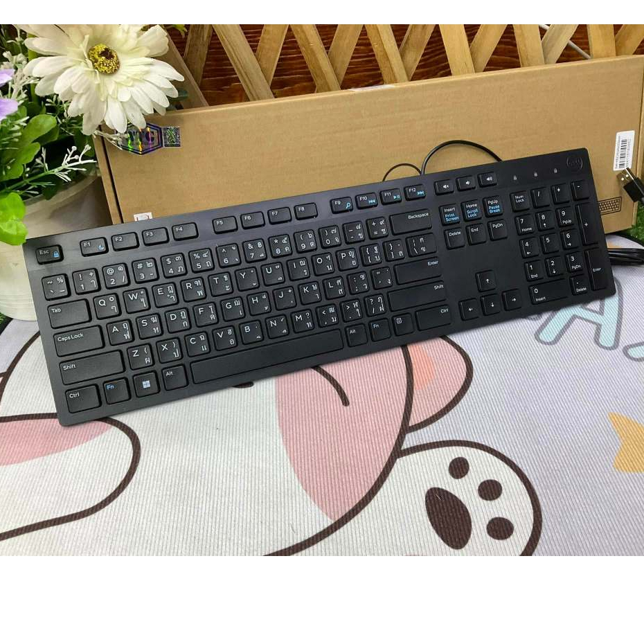 Keyboard Dell Multimedia (Thai/Eng) - KB216 (ของแท้Dell)