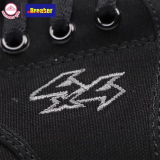 Breaker รองเท้าผ้าใบนักเรียนเบรกเกอร์ Breaker 4x4 สีดำ (Black)