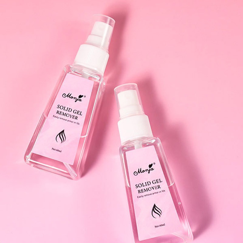 เจลเล็บปลอมกาวกําจัด เล็บ UV กาว Remover สําหรับกดบนเล็บ เครื่องมือทําเล็บ 60ml