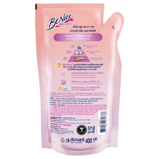 BENICE - Bloom In a Bath Shower Cream Enchanted 400 ml pouch บีไนซ์ บลูม อิน อะ บาธ ชาวเวอร์ ครีม เอนชานท์เทต 400 มล