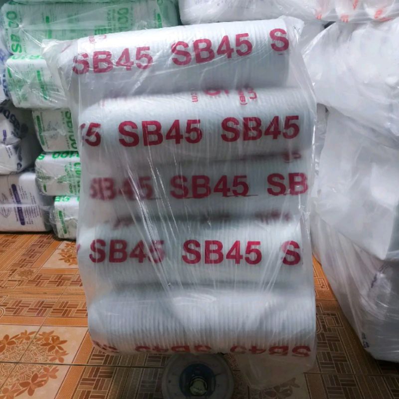 โฟมใส่อาหาร SB45 (1แพ็ค/5แถว*100)
