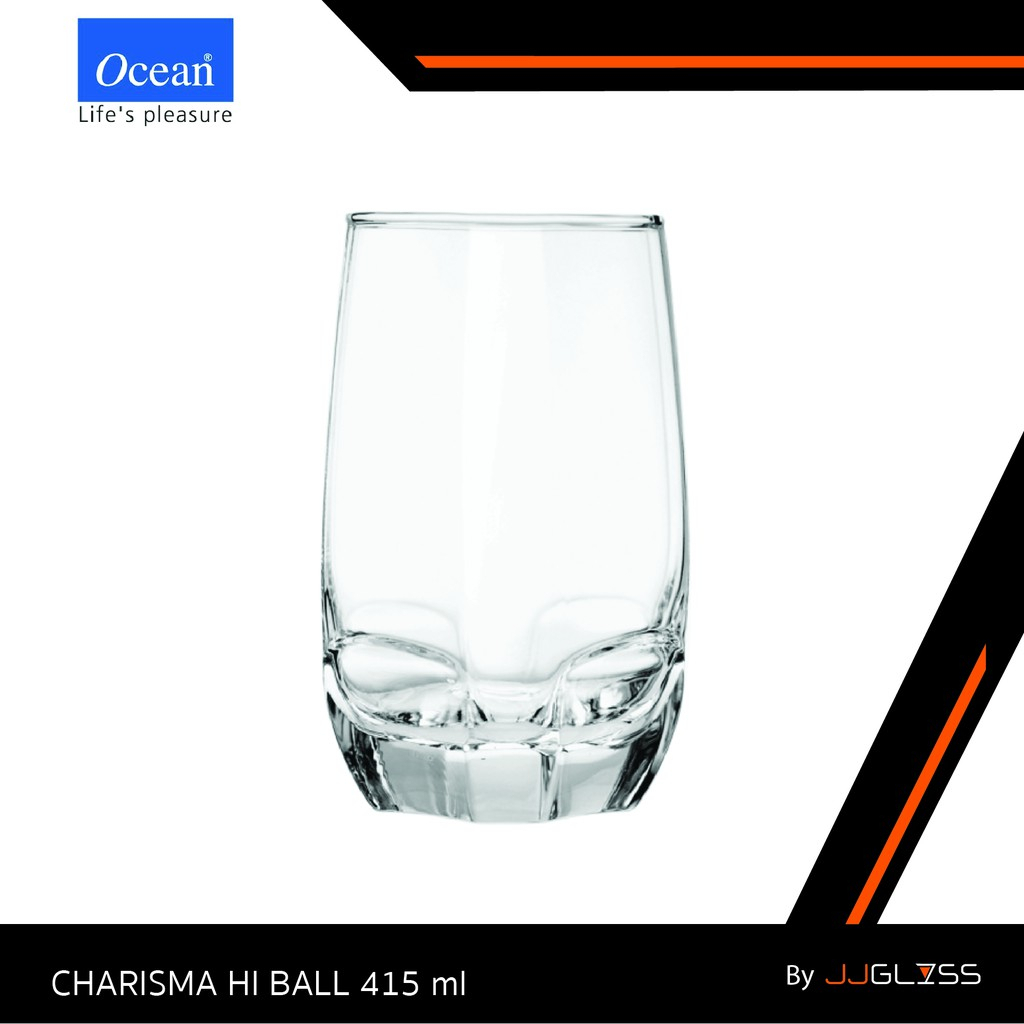 JJGLASS - (Ocean) B17115 Charisma Hi Ball 14 1/2oz. (415ml.) - แก้วน้ำ แก้วชาริชมา แก้วโอเชี่ยน