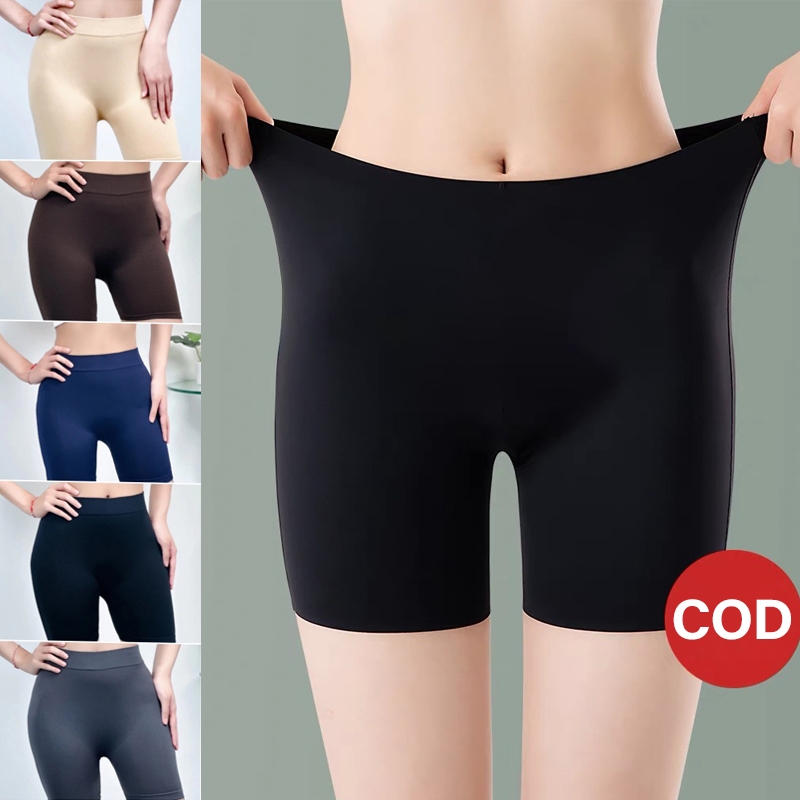 NEW💕กางเกงออกกําลังกายผู้หญิง สวมใส่ข้างนอกได้ในฤดูร้อนแบบบาง เป็นกางเกงในกันโป๊ ป้องกันการโชว์หว่าง