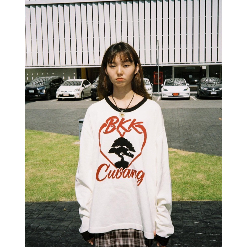 cuvang bonsai sweater สีสลับ