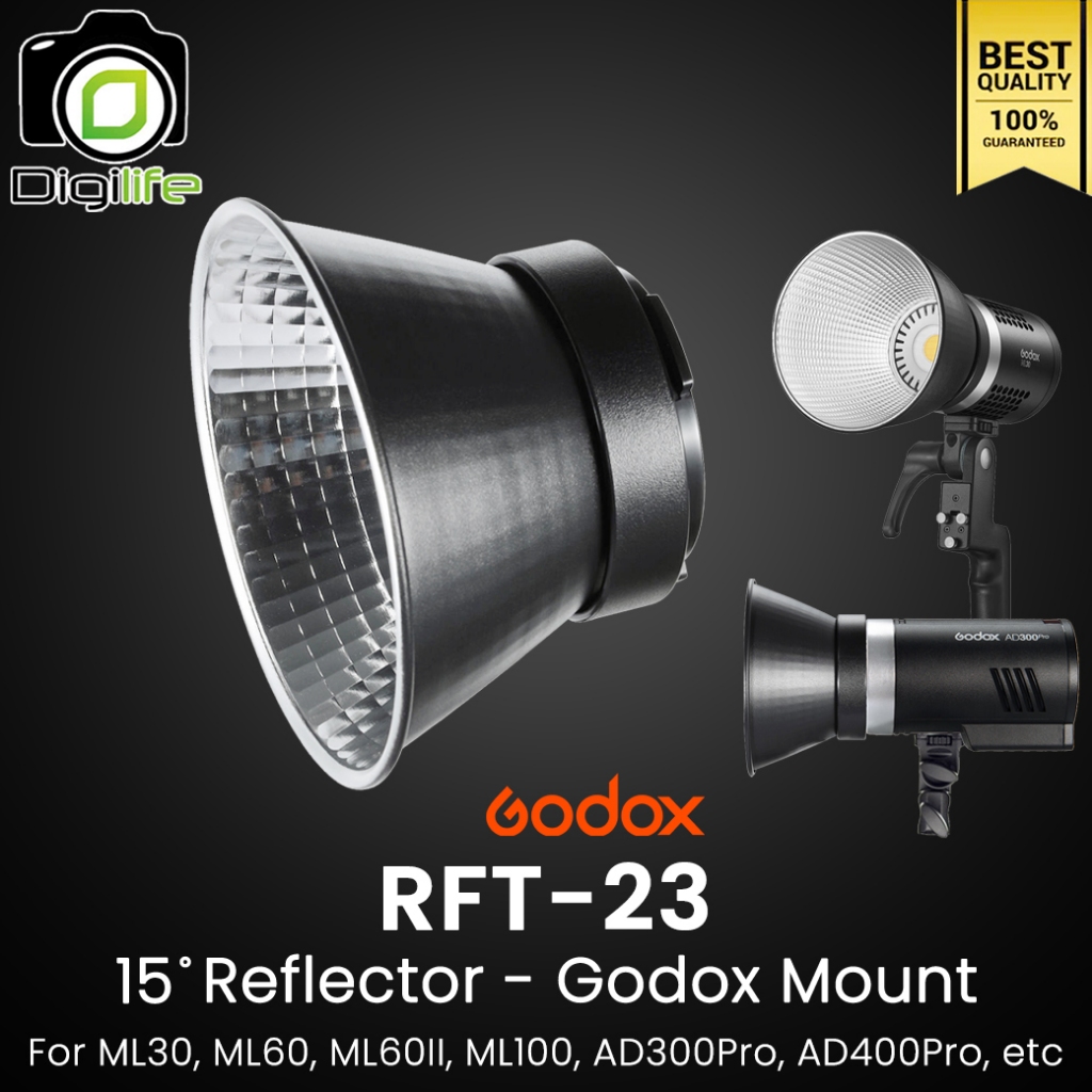 Godox Reflector RFT-23  15 ํ Reflector - Godox Mount - For ML30, ML60, ML60II, ML100, AD300Pro, AD40