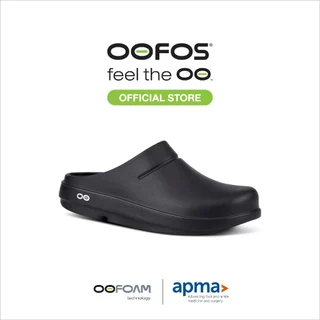 OOFOS Oocloog Black - รองเท้าเพื่อการฟื้นฟู