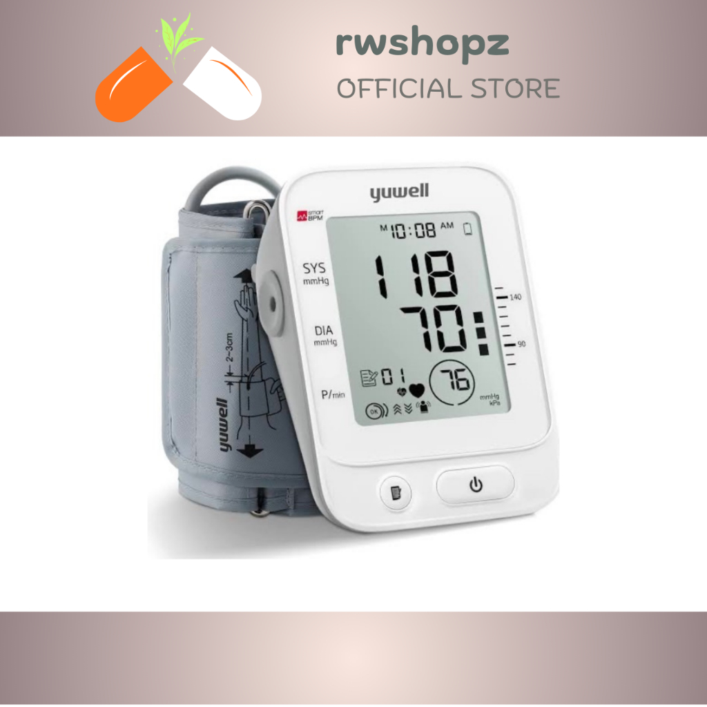 yuwell เครื่องวัดความดันโลหิตอิเล็กทรอนิกส์ รุ่นYE660E