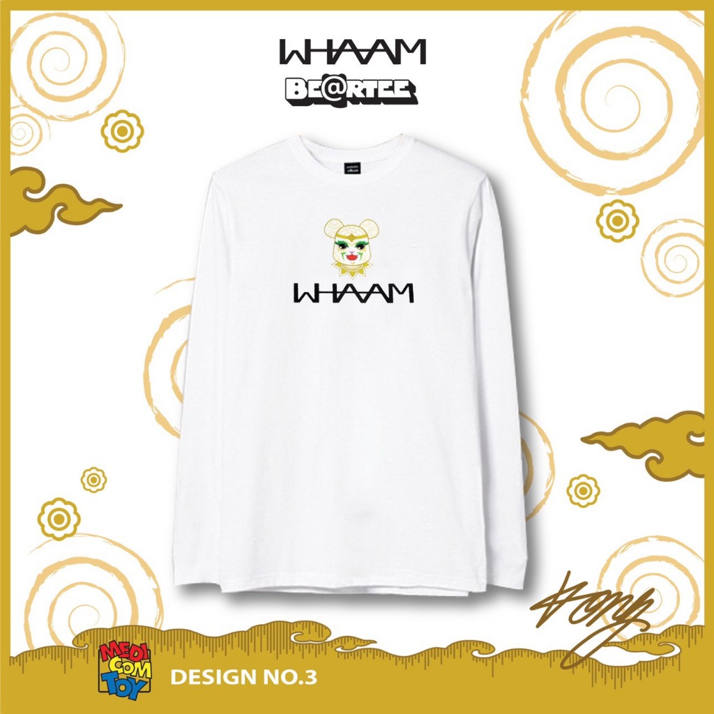 T-Shirt (เสื้อยืด) - Medicom Toy x Whaambkk : Be@rtee 'Hanuman (หนุมาน)' Design by Kong [New] Design