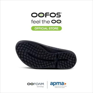 OOFOS Oomega Black รองเท้าเพื่อการฟื้นฟู