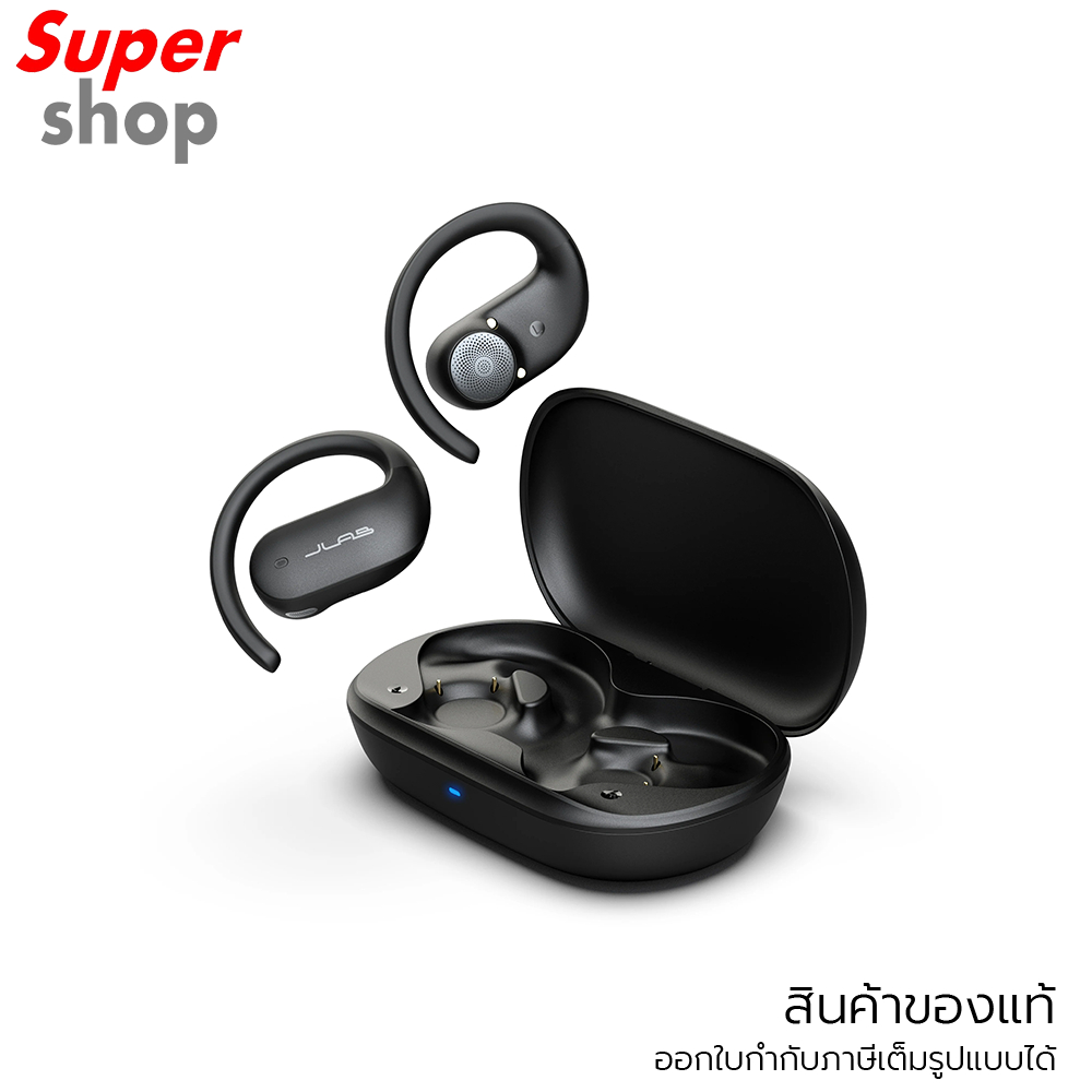 JLAB หูฟังไร้สายแบบเปิดหู Black รุ่น JBUDS OPEN SPORT