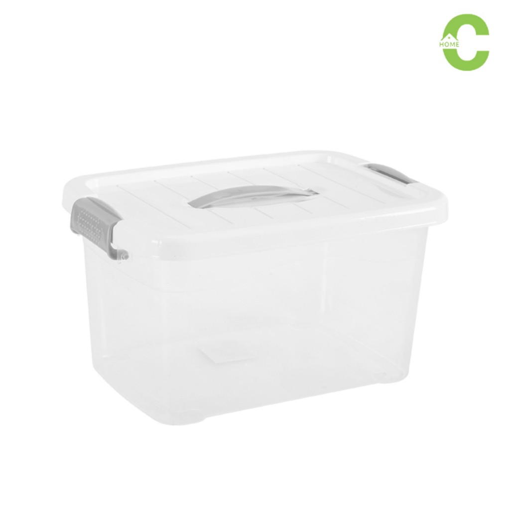 HOMEC ลังพลาสติก กล่องเก็บของพลาสติก Storage Box จุของได้เยอะ พร้อมที่จับ ใช้งานสะดวก ใช้งานอเนกประสงค์