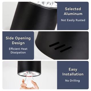 👉3สี หลอดไฟฟรี LED โคมกระป๋อง โคมไฟดาวน์ไลท์ ขั้ว e27 Downlight ดาวน์ไลท์ ติดลอย 6” และ 5” ดาวไลท์ โคมไฟ โคมโคมติดลอย
