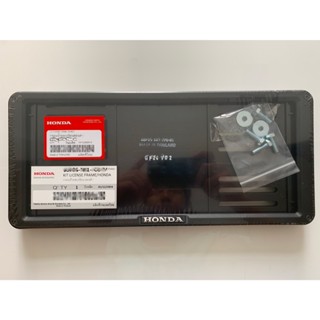 กรอบทะเบียนรถยนต์ Honda Access แท้สวยแบบคลีนๆ ครบชุด 2 แผ่น …