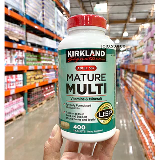 (Exp.05/2027) kirkland Mature Multi Vitamin Adult 50+ 400 เม็ด วิตามินรวม สำหรับวัยทอง 50ปีขึ้นไป