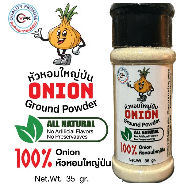ผงหัวหอม 35 กรัม, หอมหัวใหญ่ผง หัวหอมใหญ่ป่น Onion Powder 35gr Shaker, Ground Onion, 100% Onion, Pre
