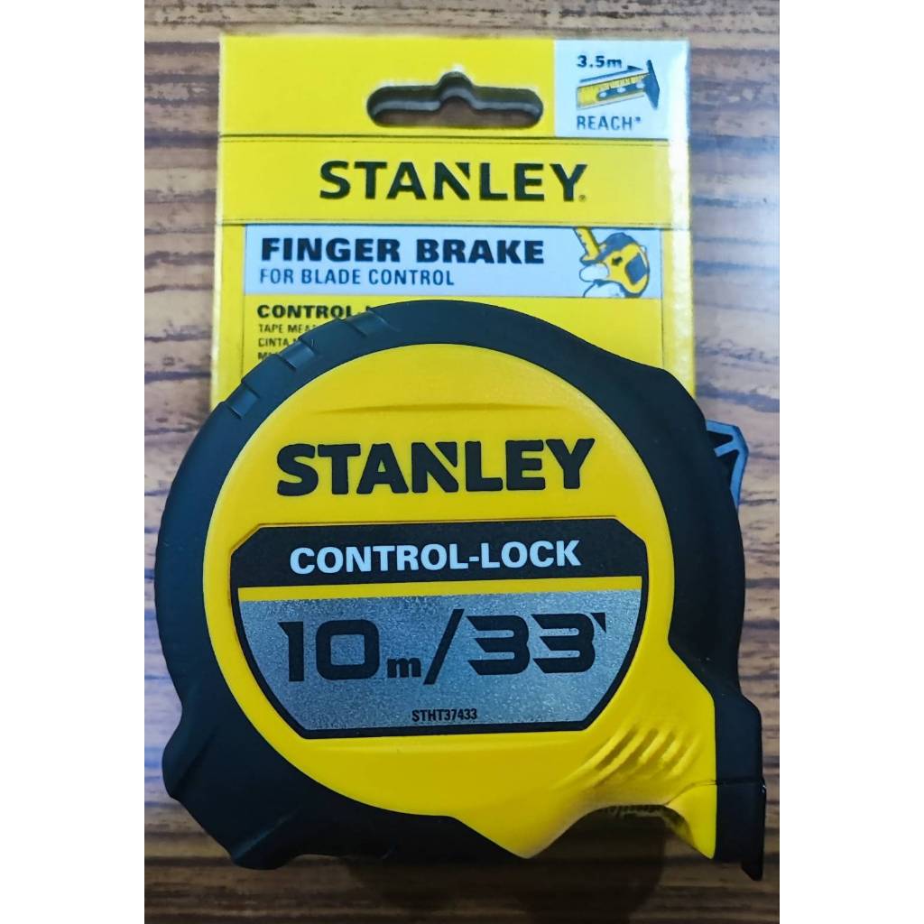 💥แท้ ส่งด่วน💥STANLEY ตลับเมตร รุ่นพิเศษ CONTROL LOCK 10เมตร รุ่น STHT37433 ตลับเมตร 10 เมตร Control-