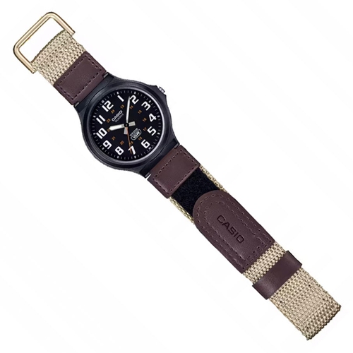 CASIO นาฬิกาข้อมือผู้ชาย สายผ้า รุ่น MW-240,MW-240B,MW-240B-3B,MW-240B-5B - รูปที่ 3