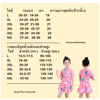 ส่งทันทีจากไทย 💥ชุดว่ายน้ำเด็ก มีกางเกงบอดี้ข้างในอย่างดี รหัส 227